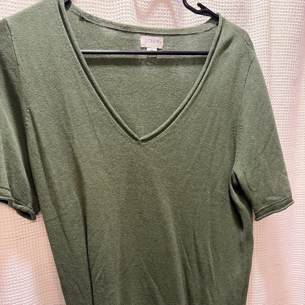 J Crew linen blend top never worn